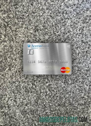 Tanzânia Access Bank Mastercard Photo Look Front modelo